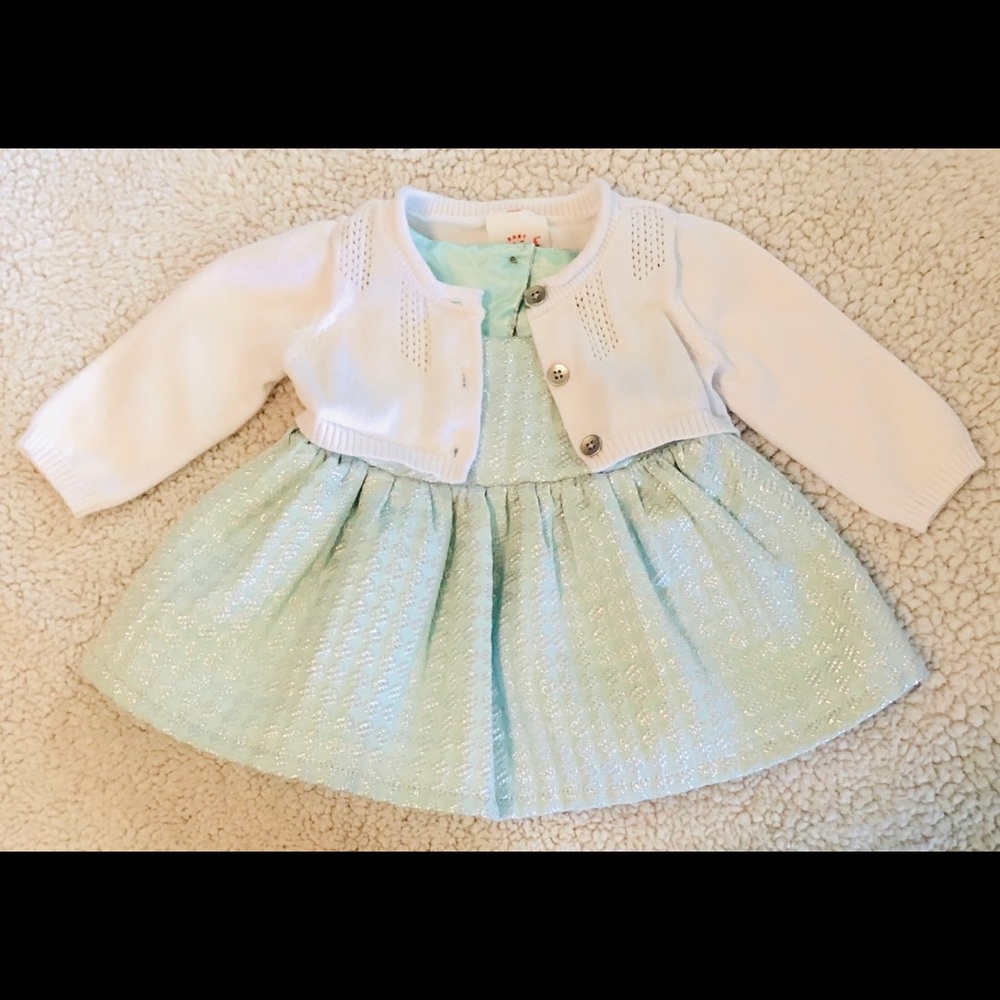 •MOVING SALE• Cat & Jack Teal and Silver Dress